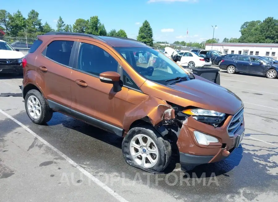 FORD ECOSPORT 2019 vin MAJ6S3GL7KC258710 from auto auction Iaai