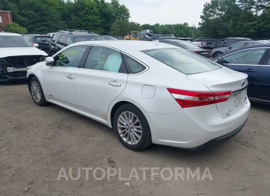 TOYOTA AVALON HYBRID 2015 vin 4T1BD1EB2FU043944 from auto auction Iaai