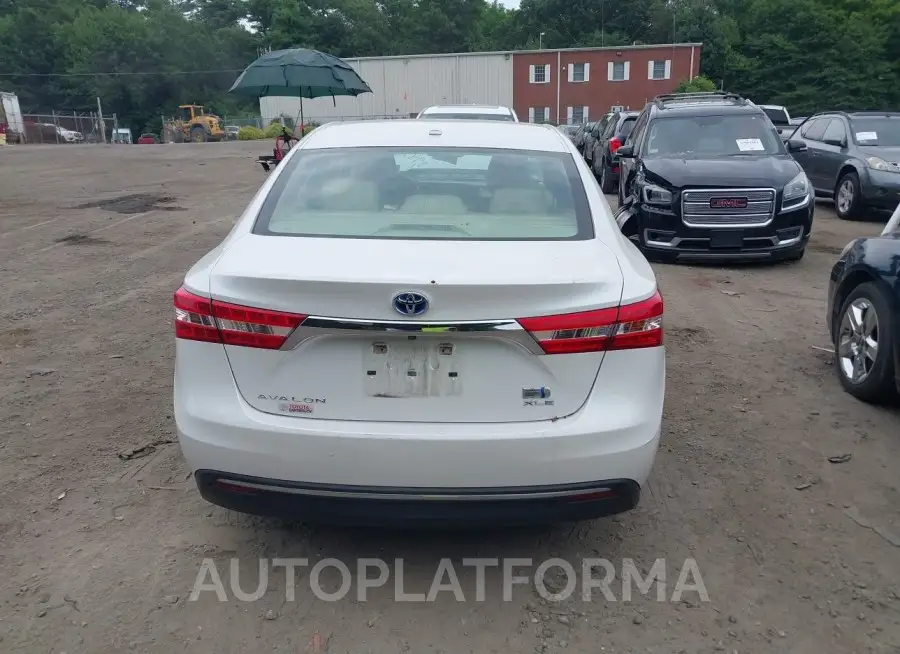 TOYOTA AVALON HYBRID 2015 vin 4T1BD1EB2FU043944 from auto auction Iaai