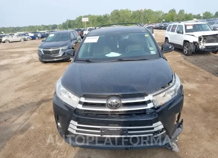 TOYOTA HIGHLANDER 2018 vin 5TDBZRFH5JS805720 from auto auction Iaai