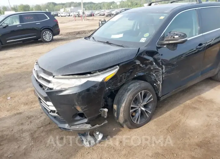 TOYOTA HIGHLANDER 2018 vin 5TDBZRFH5JS805720 from auto auction Iaai