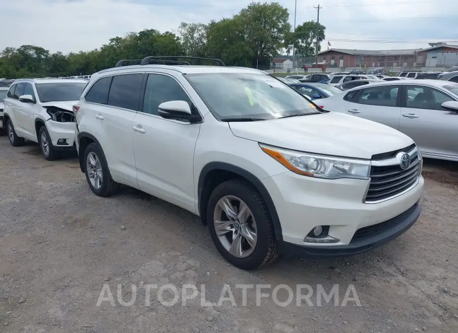 TOYOTA HIGHLANDER 2016 vin 5TDDKRFH3GS241183 from auto auction Iaai