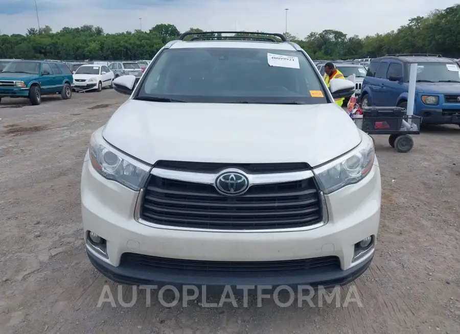 TOYOTA HIGHLANDER 2016 vin 5TDDKRFH3GS241183 from auto auction Iaai