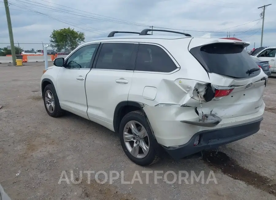 TOYOTA HIGHLANDER 2016 vin 5TDDKRFH3GS241183 from auto auction Iaai