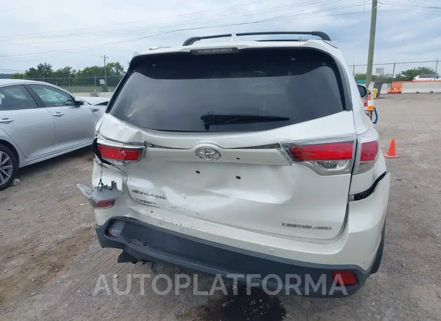 TOYOTA HIGHLANDER 2016 vin 5TDDKRFH3GS241183 from auto auction Iaai