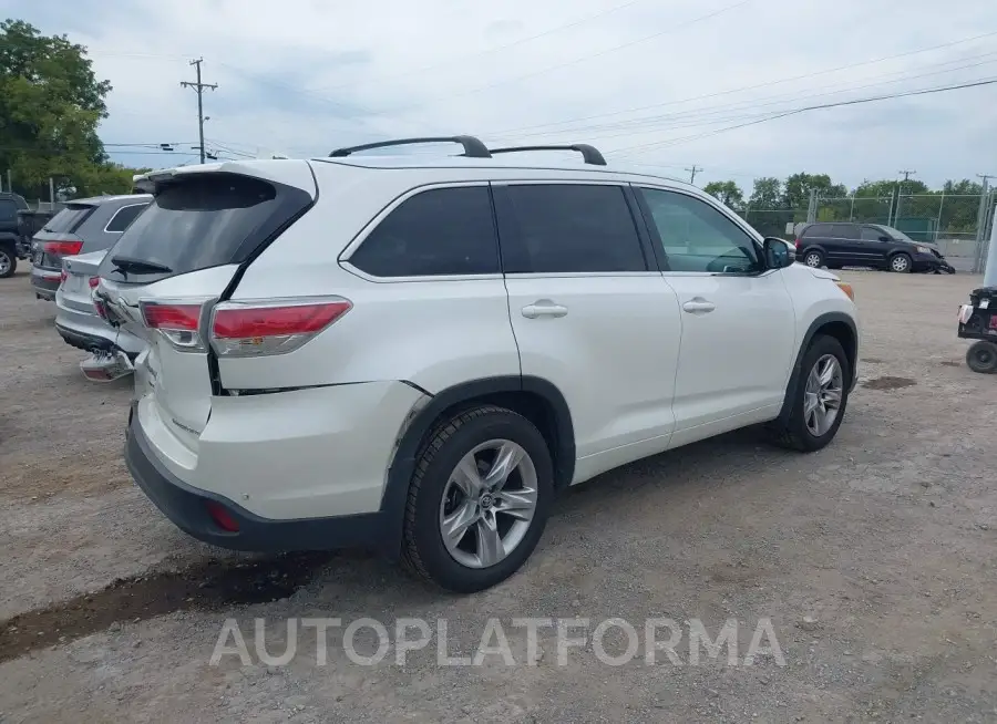 TOYOTA HIGHLANDER 2016 vin 5TDDKRFH3GS241183 from auto auction Iaai