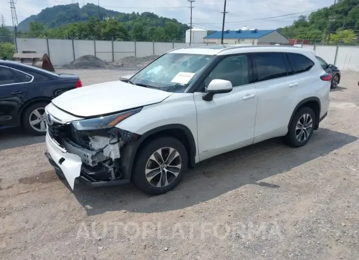 TOYOTA HIGHLANDER 2022 vin 5TDGBRCH6NS561838 from auto auction Iaai