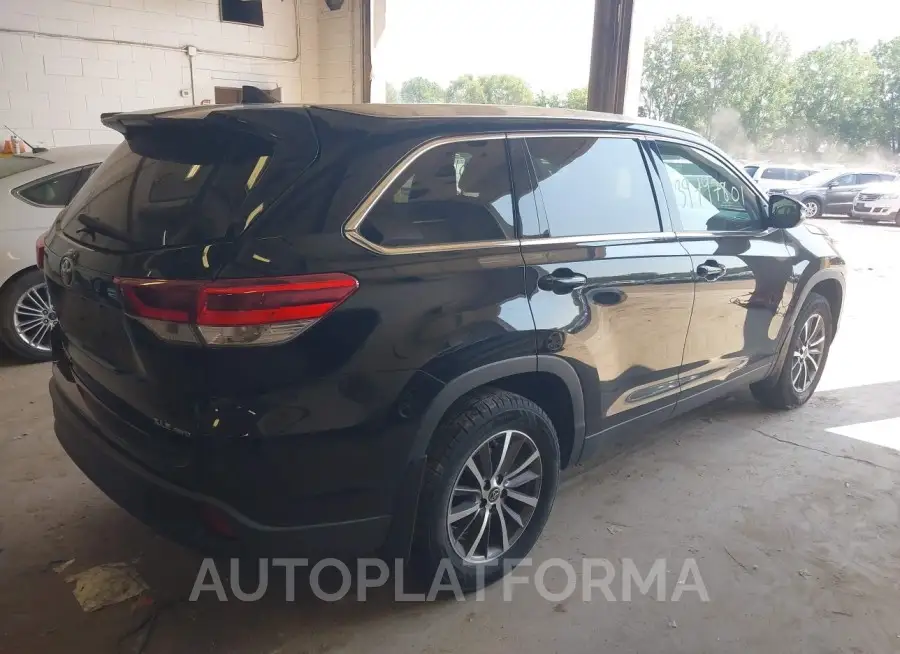 TOYOTA HIGHLANDER 2019 vin 5TDJZRFH0KS596285 from auto auction Iaai