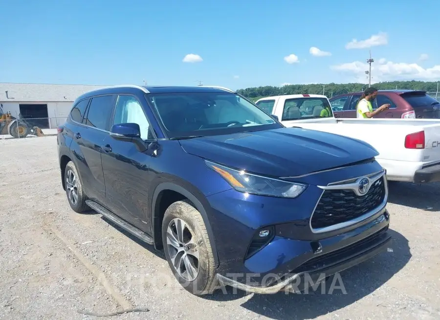 TOYOTA HIGHLANDER 2023 vin 5TDKBRCH8PS124291 from auto auction Iaai