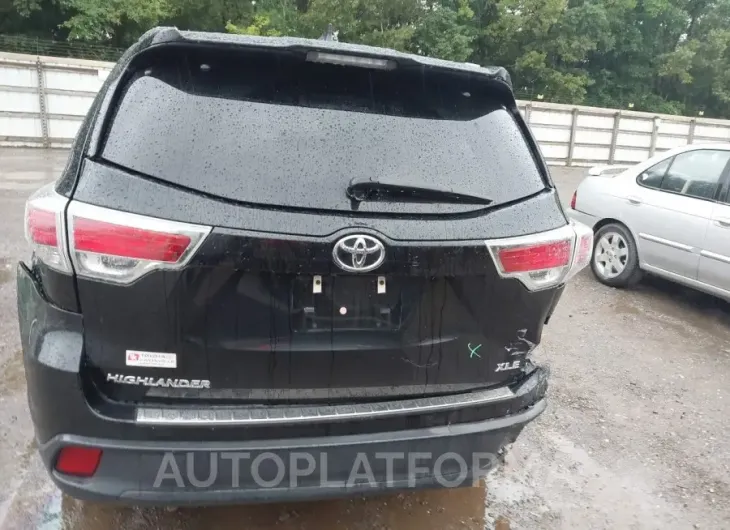 TOYOTA HIGHLANDER 2016 vin 5TDKKRFH8GS507319 from auto auction Iaai