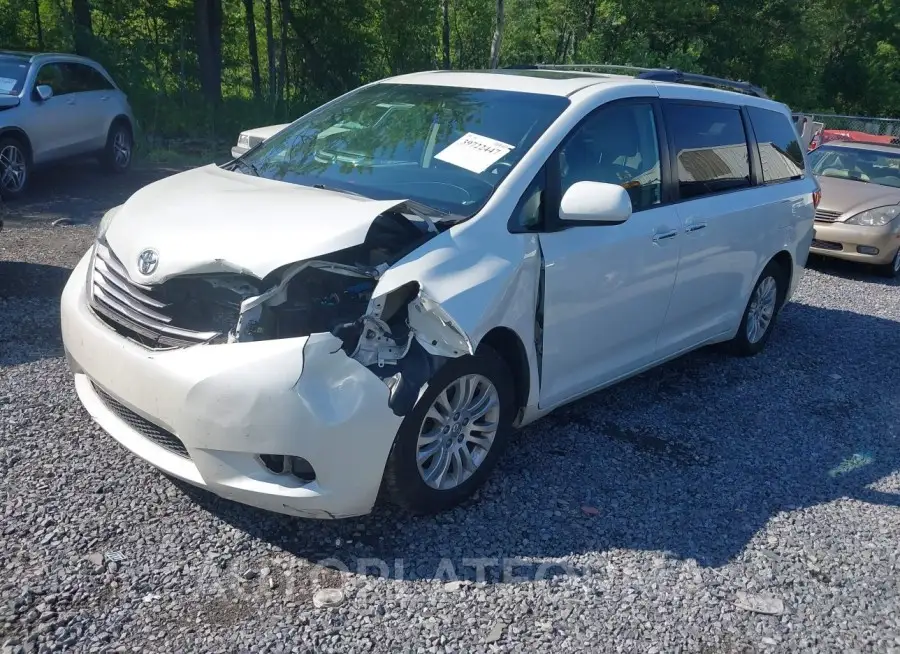 TOYOTA SIENNA 2017 vin 5TDYZ3DC5HS798146 from auto auction Iaai