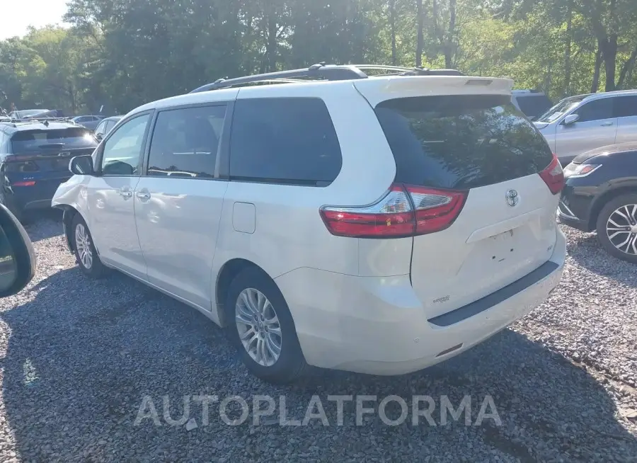 TOYOTA SIENNA 2017 vin 5TDYZ3DC5HS798146 from auto auction Iaai