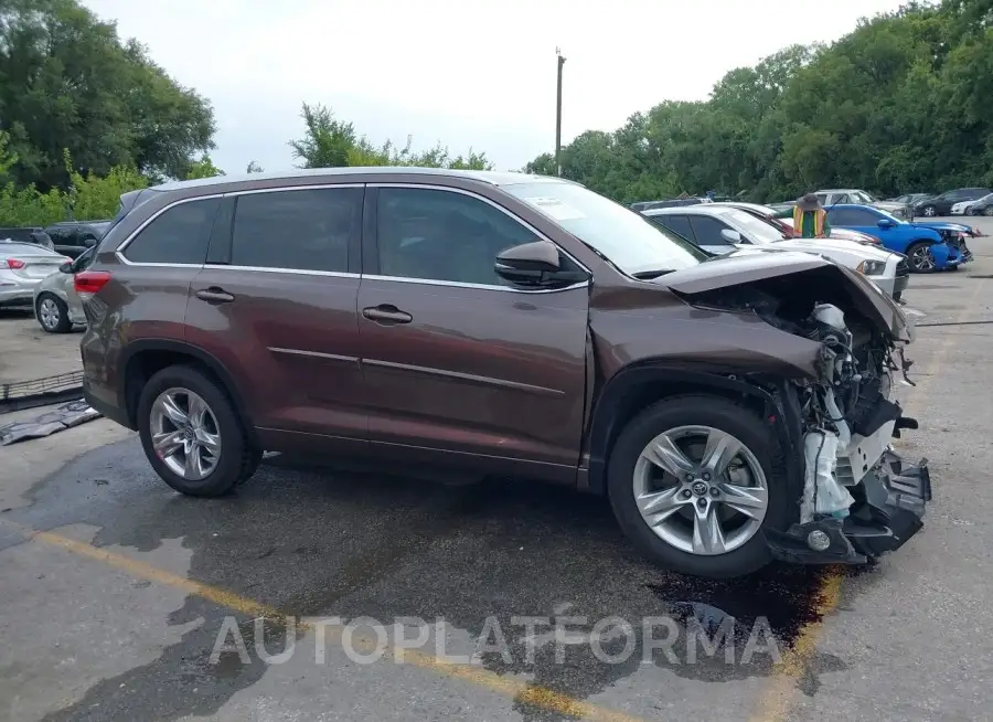 TOYOTA HIGHLANDER 2017 vin 5TDYZRFH3HS224558 from auto auction Iaai