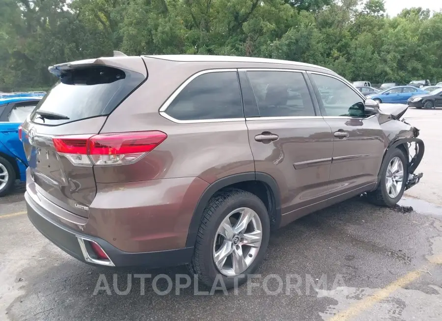 TOYOTA HIGHLANDER 2017 vin 5TDYZRFH3HS224558 from auto auction Iaai