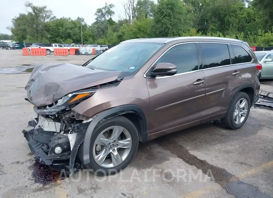 TOYOTA HIGHLANDER 2017 vin 5TDYZRFH3HS224558 from auto auction Iaai