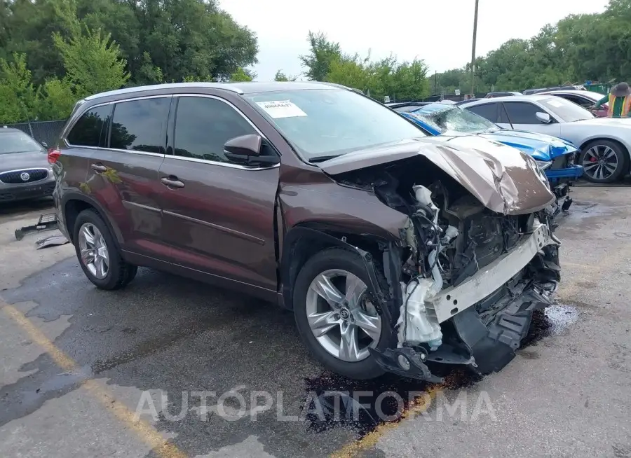 TOYOTA HIGHLANDER 2017 vin 5TDYZRFH3HS224558 from auto auction Iaai