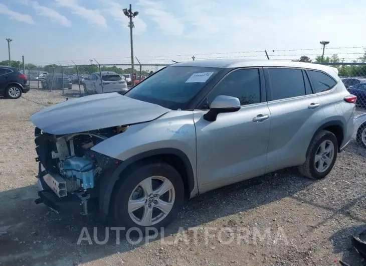 TOYOTA HIGHLANDER 2022 vin 5TDZARAH0NS510687 from auto auction Iaai