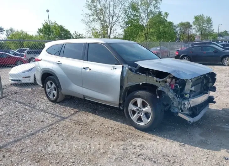 TOYOTA HIGHLANDER 2022 vin 5TDZARAH0NS510687 from auto auction Iaai