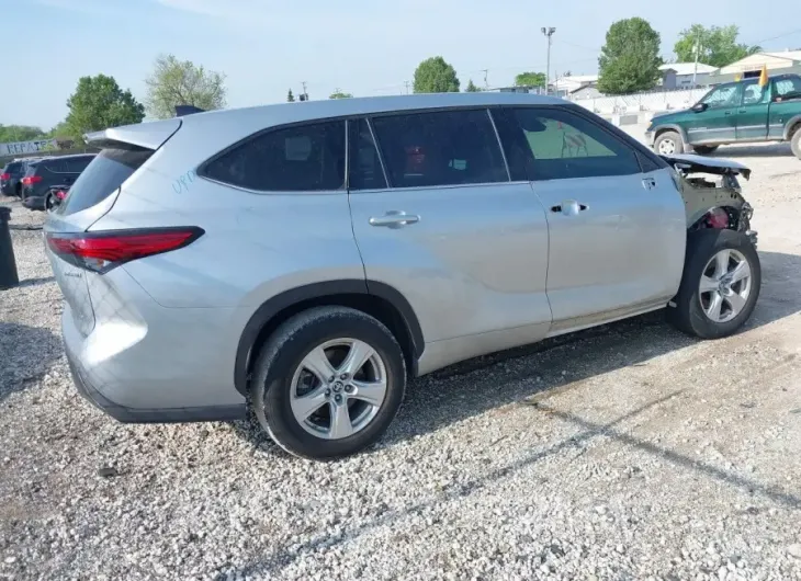 TOYOTA HIGHLANDER 2022 vin 5TDZARAH0NS510687 from auto auction Iaai