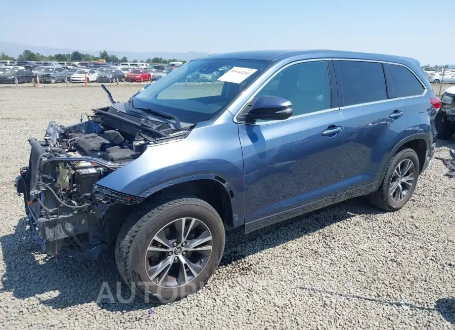 TOYOTA HIGHLANDER 2017 vin 5TDZARFH2HS023777 from auto auction Iaai