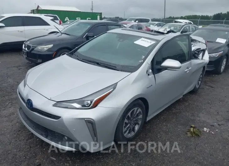 TOYOTA PRIUS 2022 vin JTDKAMFU6N3169341 from auto auction Iaai