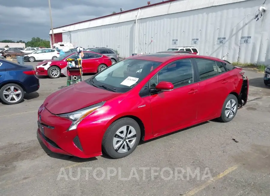 TOYOTA PRIUS 2017 vin JTDKARFU9H3053424 from auto auction Iaai