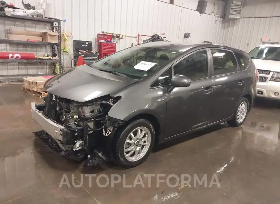 TOYOTA PRIUS V 2017 vin JTDZN3EU3HJ065758 from auto auction Iaai