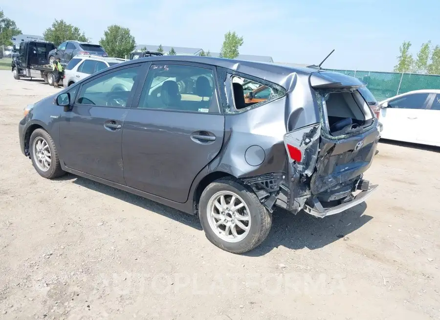 TOYOTA PRIUS V 2017 vin JTDZN3EU7HJ074284 from auto auction Iaai