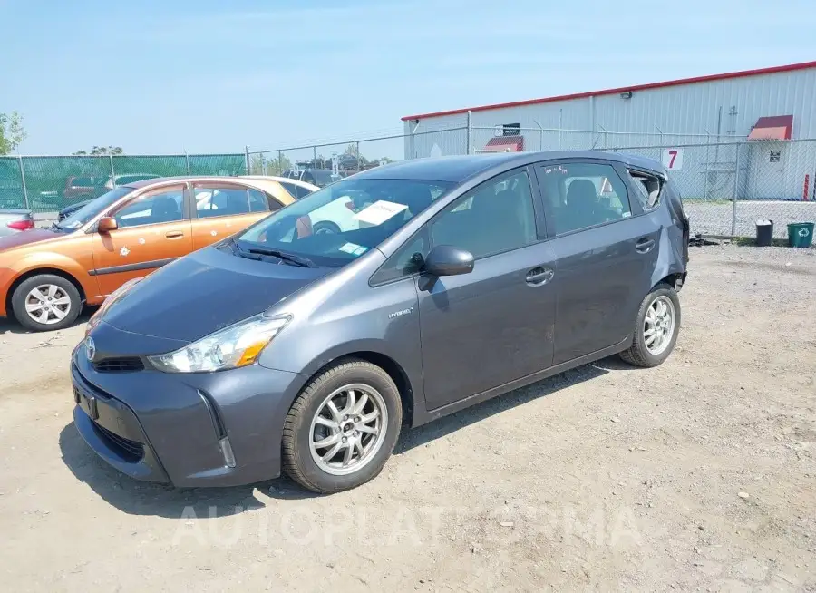 TOYOTA PRIUS V 2017 vin JTDZN3EU7HJ074284 from auto auction Iaai