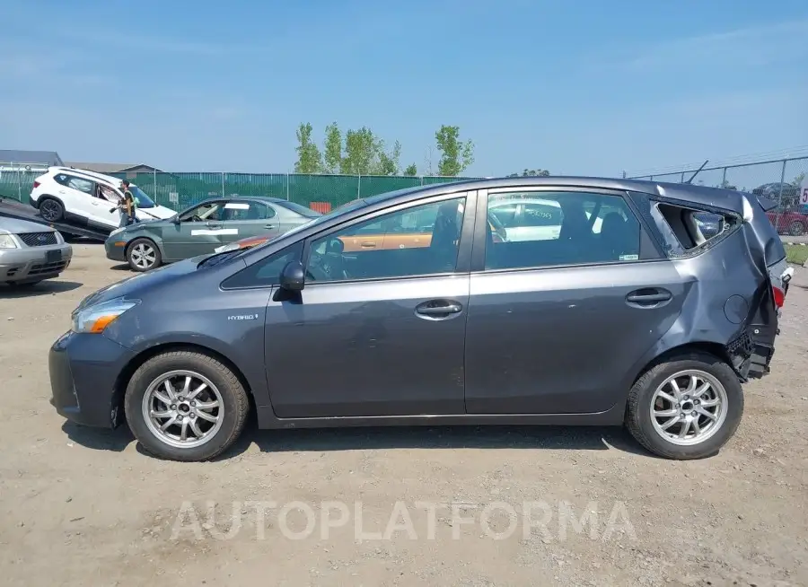 TOYOTA PRIUS V 2017 vin JTDZN3EU7HJ074284 from auto auction Iaai