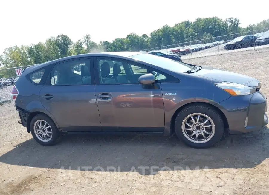 TOYOTA PRIUS V 2017 vin JTDZN3EU7HJ074284 from auto auction Iaai