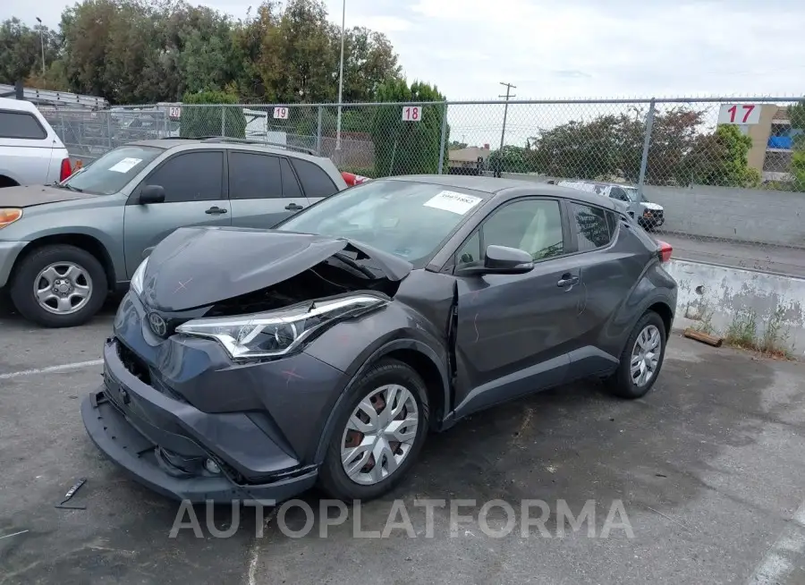 TOYOTA C-HR 2019 vin JTNKHMBX8K1012084 from auto auction Iaai