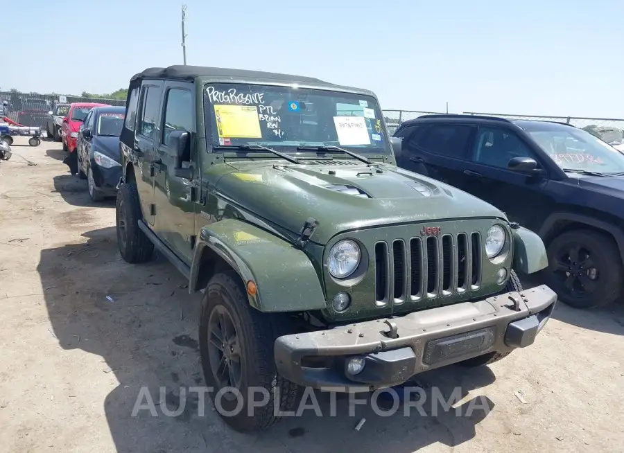 JEEP WRANGLER UNLIMITED 2016 vin 1C4HJWEG9GL285881 from auto auction Iaai