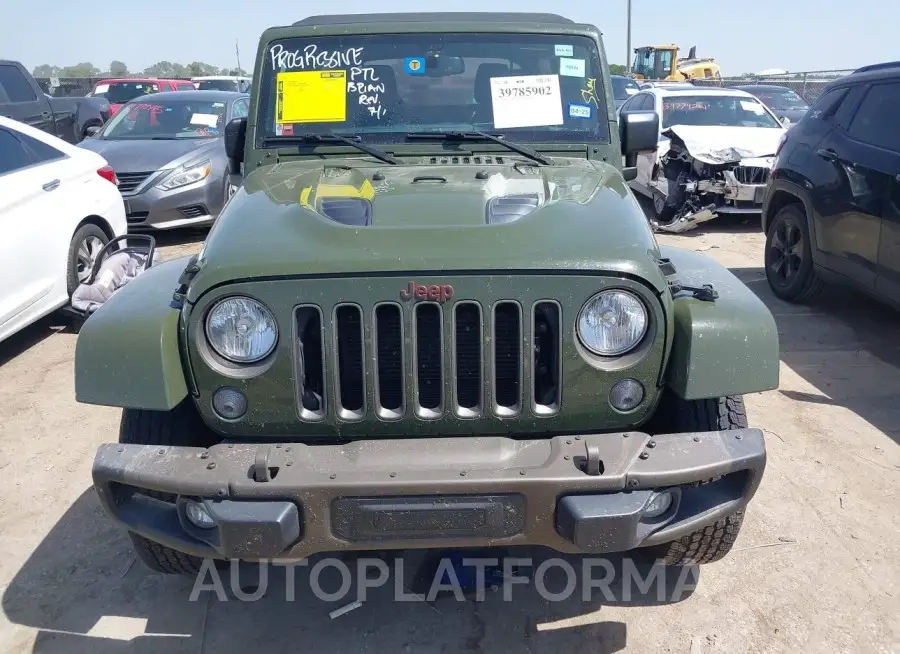 JEEP WRANGLER UNLIMITED 2016 vin 1C4HJWEG9GL285881 from auto auction Iaai