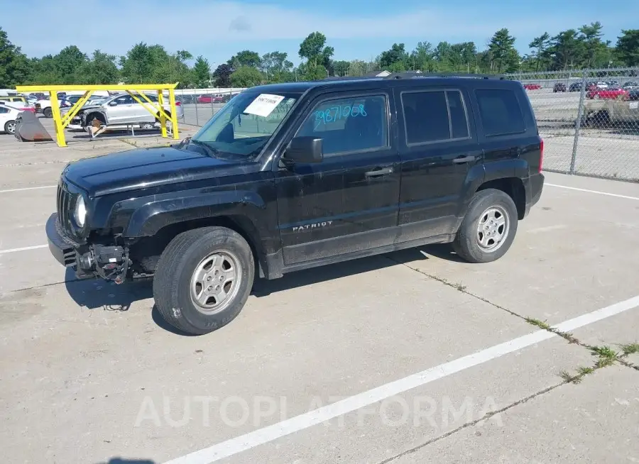 JEEP PATRIOT 2016 vin 1C4NJPBA2GD528546 from auto auction Iaai