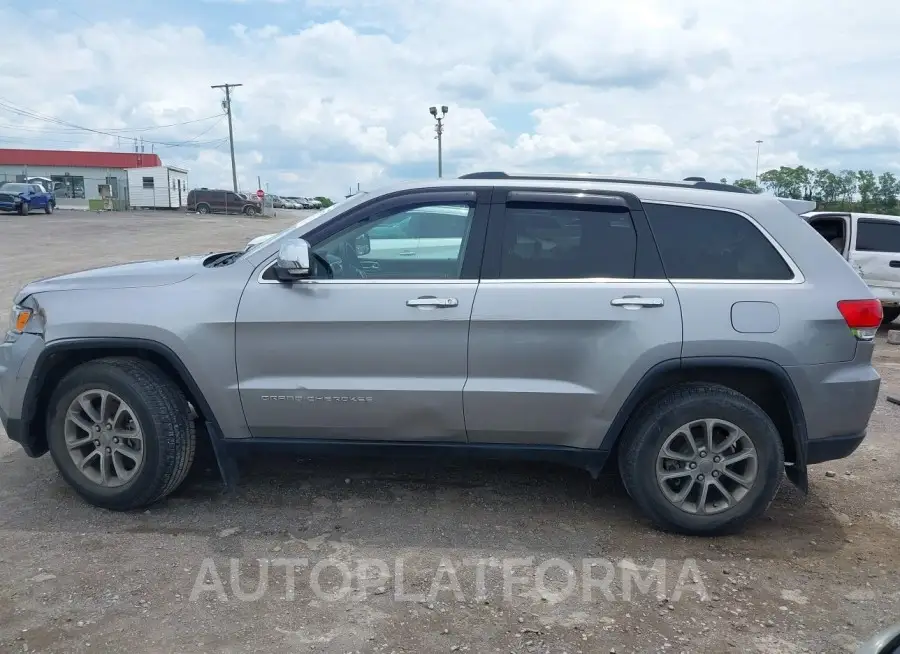 JEEP GRAND CHEROKEE 2015 vin 1C4RJEBGXFC119015 from auto auction Iaai