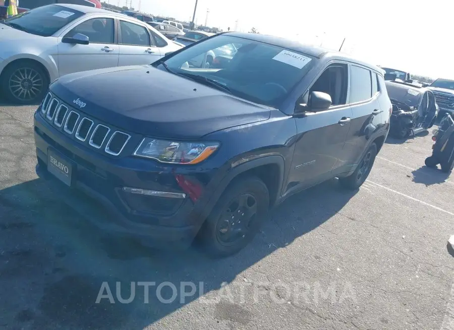 JEEP COMPASS 2020 vin 3C4NJCABXLT230446 from auto auction Iaai