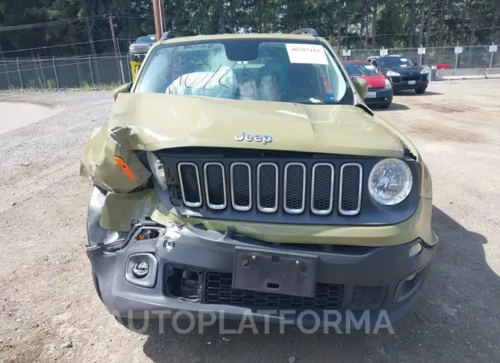 JEEP RENEGADE 2015 vin ZACCJABH6FPB86312 from auto auction Iaai