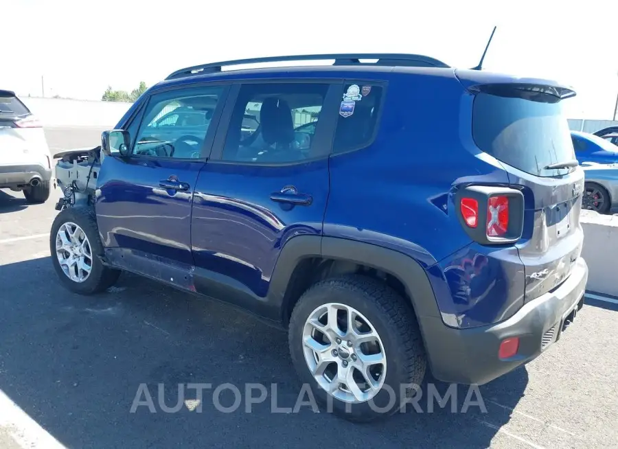 JEEP RENEGADE 2018 vin ZACCJBBB3JPJ53615 from auto auction Iaai