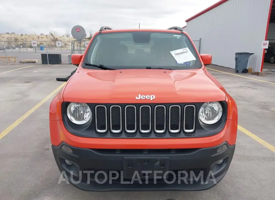 JEEP RENEGADE 2018 vin ZACCJBBB6JPJ37537 from auto auction Iaai