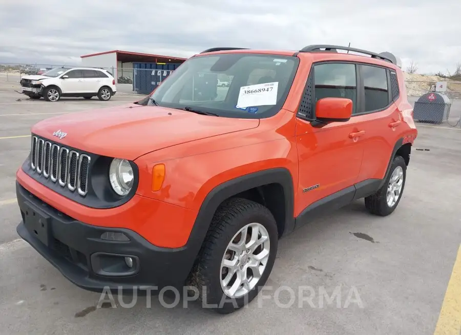 JEEP RENEGADE 2018 vin ZACCJBBB6JPJ37537 from auto auction Iaai