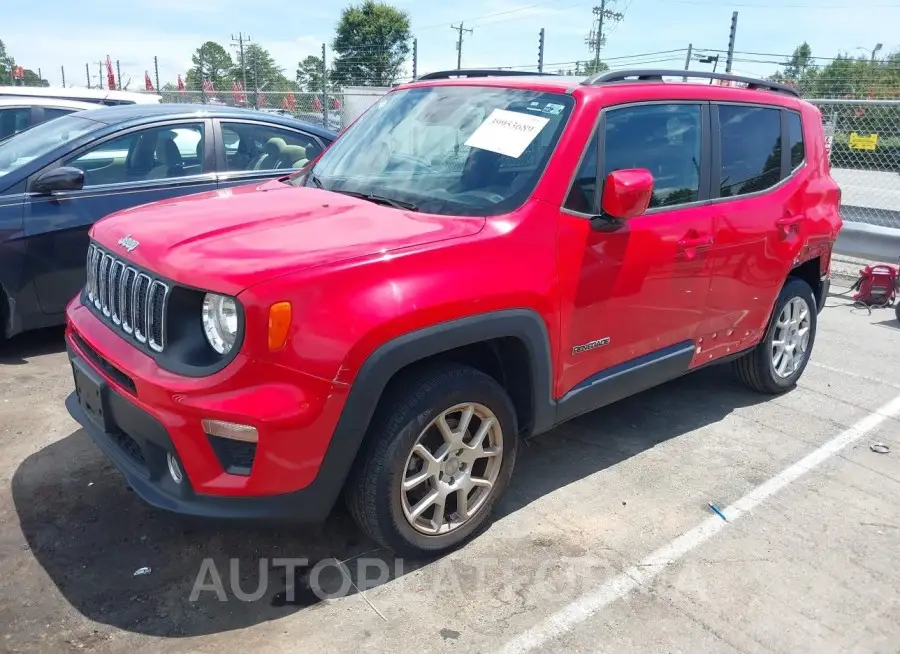 JEEP RENEGADE 2020 vin ZACNJBBB7LPL33563 from auto auction Iaai