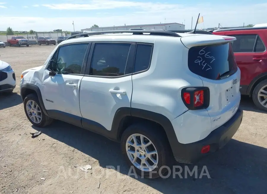 JEEP RENEGADE 2022 vin ZACNJDB14NPN70355 from auto auction Iaai