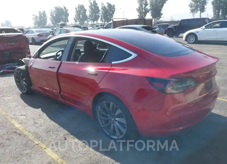 TESLA MODEL 3 2018 vin 5YJ3E1EA1JF019312 from auto auction Iaai