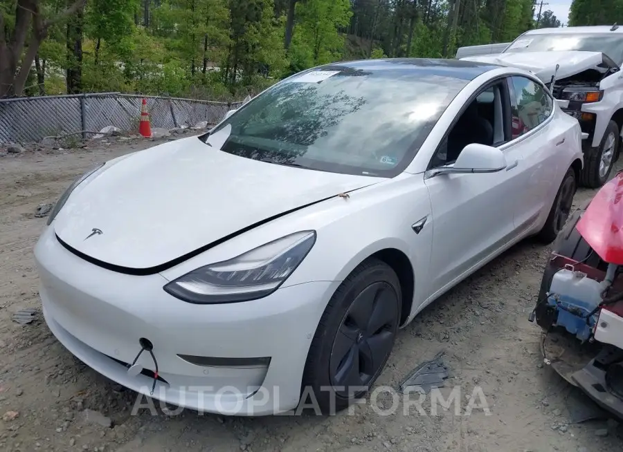 TESLA MODEL 3 2019 vin 5YJ3E1EA7KF412104 from auto auction Iaai