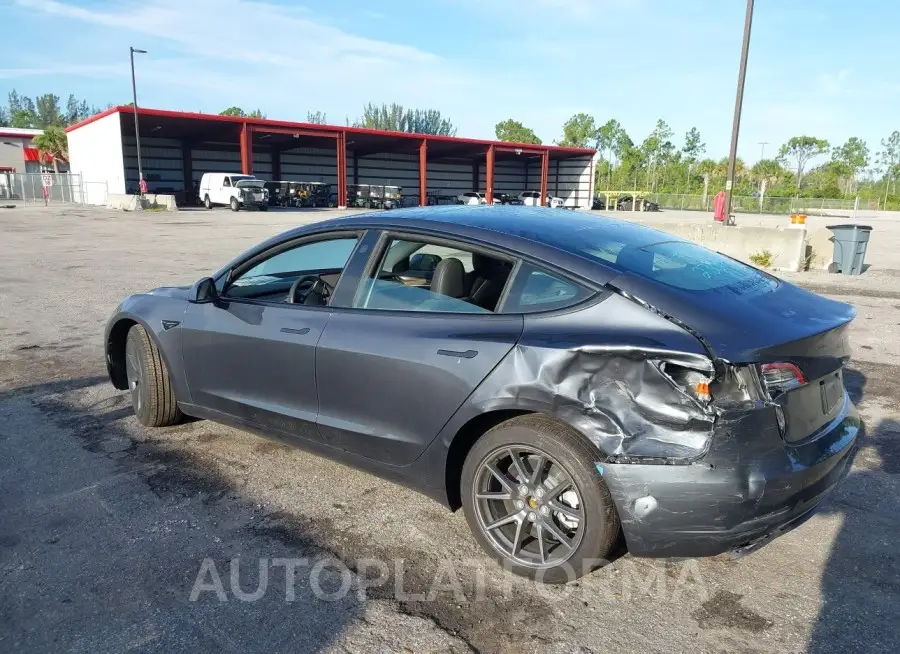 TESLA MODEL 3 2023 vin 5YJ3E1EA7PF689911 from auto auction Iaai