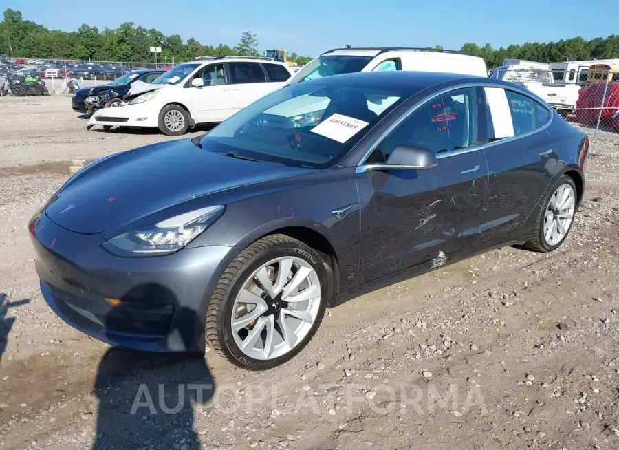 TESLA MODEL 3 2018 vin 5YJ3E1EA8JF017718 from auto auction Iaai