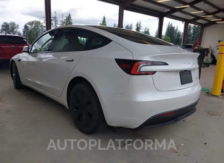 TESLA MODEL 3 2024 vin 5YJ3E1EB5RF738910 from auto auction Iaai