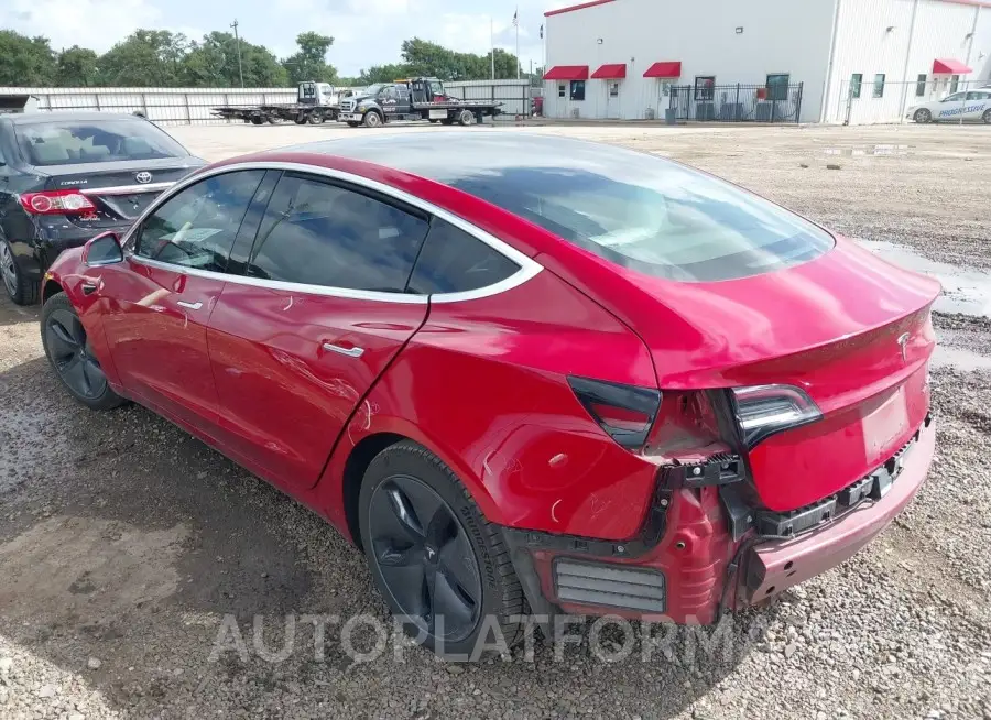 TESLA MODEL 3 2018 vin 5YJ3E1EBXJF099718 from auto auction Iaai