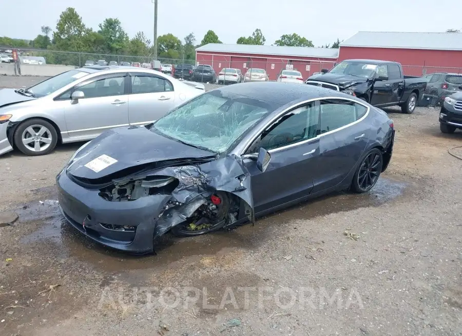 TESLA MODEL 3 2020 vin 5YJ3E1EC6LF736177 from auto auction Iaai